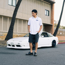Load image into Gallery viewer, Old School PALMS Polo White