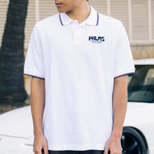 Load image into Gallery viewer, Old School PALMS Polo White
