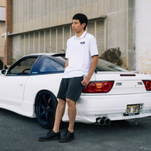 Load image into Gallery viewer, Old School PALMS Polo White