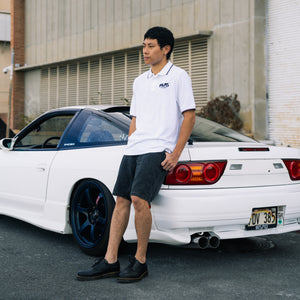 Old School PALMS Polo White