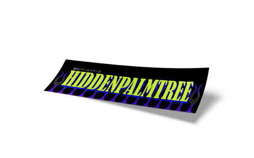 HPT Fire Slap Sticker - Purple/Green